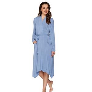 LOGO Luna by Lori Goldstein Long Knit Robe
